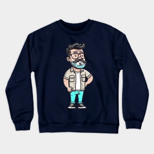 Super Dad Squad Crewneck Sweatshirt